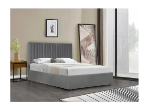 Habitat et jardin Cama con baúl "Mia" - 140 x 190 cm - Gris