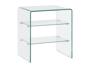 vidaxl Salontafel 50x40x56 cm gehard glas