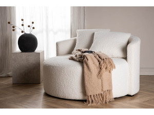 Paris Prix Kelso bank Ø116cm 2 persoons teddy wit.