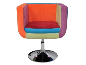 vidaxl Sillón de tela de diseño patchwork