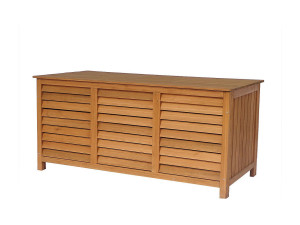 Habitat et jardin Opbergbox houten tuinkist "Macao" - 130 x 64 x 60 cm - Bruin - kastanjebruin