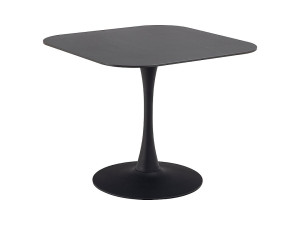 ebuy24 Kingston eetkamertafel 90x90cm zwart.