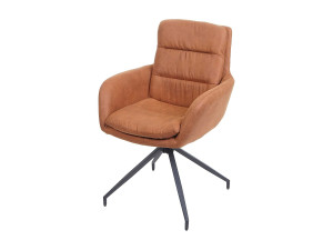 Eetkamerstoel MCW-K32,  suède look bruin