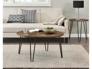 Dorel Home Endtable in gelamineerd spaanplaat walnoot