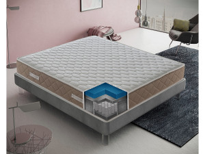 I Love Sleep Pocketvering- en traagschuimMatras, Gold Relax, 25 cm hoog, 4 cm memory Gel 180x200