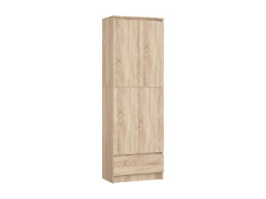 Kantoorkast R60 met 4 Deuren en 1 Lade / AKORD Furniture Factory / Sonoma Eik / 60 x 180 x 35 cm