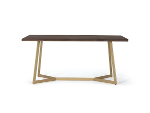 Giner y colomer Mesas de Comedor de Madera Maciza de Mango 170 Cm Estilo Rústico Moderno-76x170x90