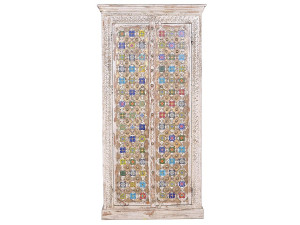 Giner y colomer Kledingkast van mangohout, 90 cm, moderne mediterrane stijl - 180x90x50
