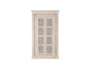 Giner y colomer Armario de Madera de Mango 110 Cm Estilo Mediterráneo Moderno-190x110x40