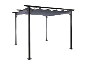 Pergola MCW-C42,  3,5x3,5m grijs