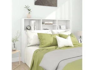 Clicnbuy Mueble cabecero blanco 140x19x103,5 cm