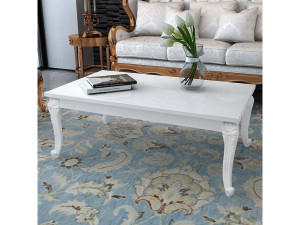 vidaxl Salontafel 115x65x42 cm hoogglans wit