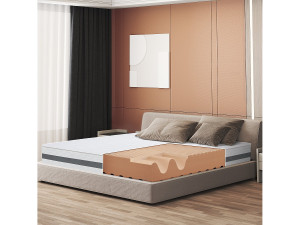 The White Stone Matras King Size 180x200 Memory Orthopedisch, antibacterieel, mijtwerend, anti-allergisch   Hoogte 25 cm   Made in Italy