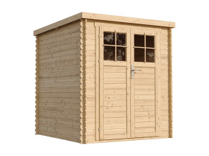 Timbela Houten tuinschuurtje met hoogwaardige afsluitbare deur - 3.53 m² / 204x204xH200 cm - M309F