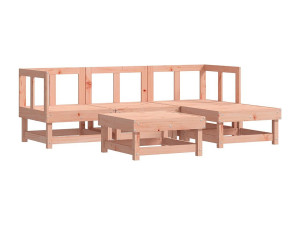 vidaxl 5-delige Loungeset massief douglashout
