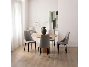 Packs 4 sillas Gris 45 x 95 cm