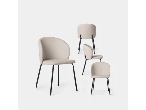 Packs 4 sillas Beige 49 x 80 cm