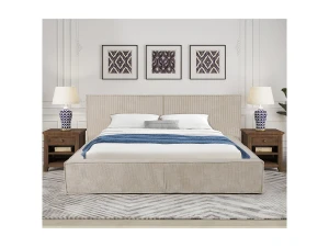 Habitat et jardin Canapé de pana  - 180 x 200 cm - Beige