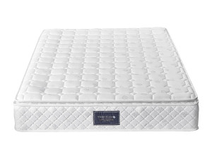 ModernLuxe Binnenveringsmatras 160x200 cm schuimdikte 25 cm - hardheid H3 - gewatteerde microvezelhoes - Wit