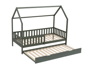 Happy Garden Kinderschuifbed 190x90cm groen MARCEAU