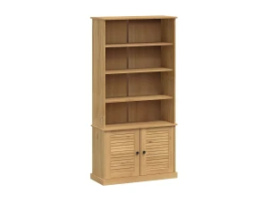 vidaxl Librería VIGO madera maciza de pino 85x35x170 cm