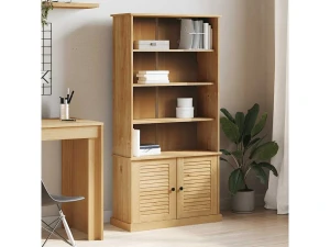 vidaxl Librería VIGO madera maciza de pino 85x35x170 cm