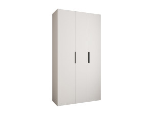 Abiks Möbel Draaideurkast Como 4 245,5/130/50 3-deurs (wit/zwart)