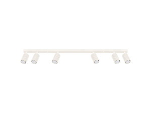 Sollux Lighting Plafondlamp KARBON minimalistisch van  - 6 lichtbronnen - L.117 x H.16,5 cm - beige