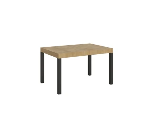 ITAMOBY Mesa extensible 140/400x90 cm Everyday roble natural patas antracita