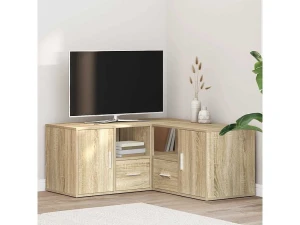 vidaxl Mueble de esquina madera ingeniería roble Sonoma 160x40x45 cm
