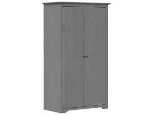 vidaxl Armario BODO madera maciza de pino gris 99x53,5x173 cm