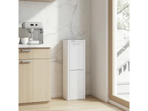 Hierro Cubo de basura para la cocina - Cubo de reciclaje - 2 compartimentos de 20L - CUBEK