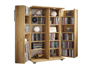 VCM Hout CD DVD plank afsluitbaar Engalo XL