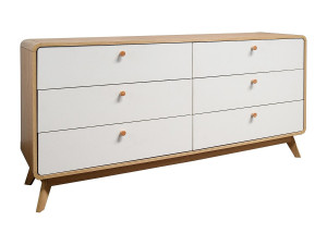 Loft24 Commode 3+3 Lades EikenWit