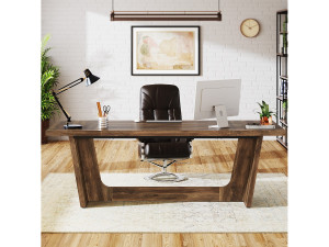 Tribesigns Computerbureau, 180 x 79 x 75 cm Laptopbureau, Studietafel, Laptoptafel