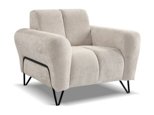 BeautySofa24 RELAXFAUTEUIL Volare met metalen poten beige