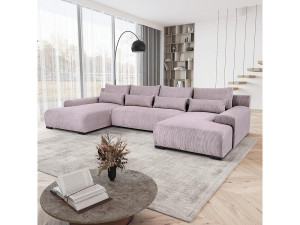 BeautySofa24 WOONLANDSCHAP Benny U roze