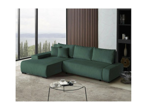 BeautySofa24 HOEKBANK Draco L Groen