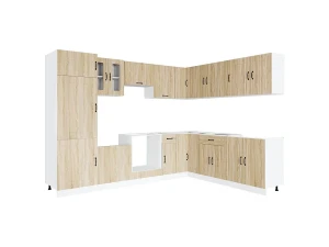 vidaxl 14 peças armário de cozinha conjunto Kalmar sonoma carvalho