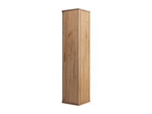 Badkamerkast, Craft Eik, gouden handgreep, 35,5 x 139 x 31,5 cm