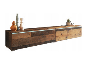 Moderne tv-meubel 180 cm voor de woonkamer – 2-deurs, greeploos, matte afwerking, staand of hangend, old style