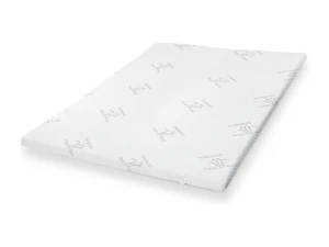 The White Stone Topper de Látex Natural 200x200   Bambú transpirable, desenfundable