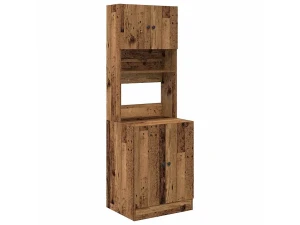 vidaxl Aparador de cocina Madera vieja 60 x 50 x 180 cm