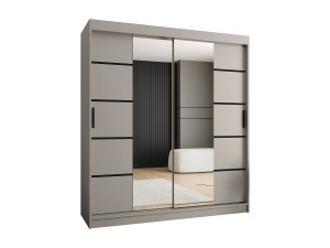 Abiks Möbel Schuifkast Rubino V4 200/180/62 2-deurs (Kasjmier)