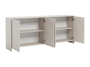 Vente-unique Dressoir met 4 deuren - Beige - NALYRA van Maison Céphy