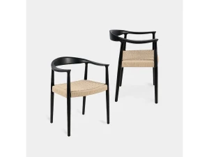 Packs 2 sillas Negro 65 x 74 cm
