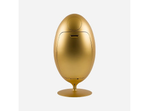 OVETTO METAAL GOUD – Design afvalbak voor afvalscheiding