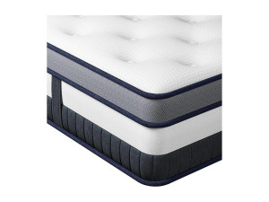 Boxtop matras 160x200cm, dikte 30cm, Nova Luxe Hybrid, pocketveren en traagschuim, 7-zone comfort, hoogwaardige meerlaagse matras