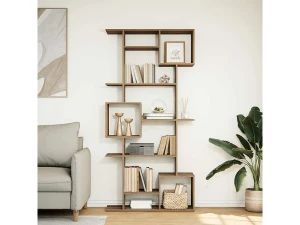 vidaxl Estantería madera de ingeniería roble artisian 92x29x188 cm