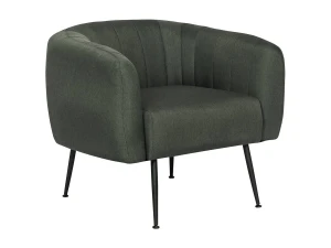Habitat et jardin Sillón de tela "Diana" -  81 x 73 x 72 cm - Gris oscuro